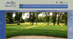 Desktop Screenshot of golfatmeadowbrook.com